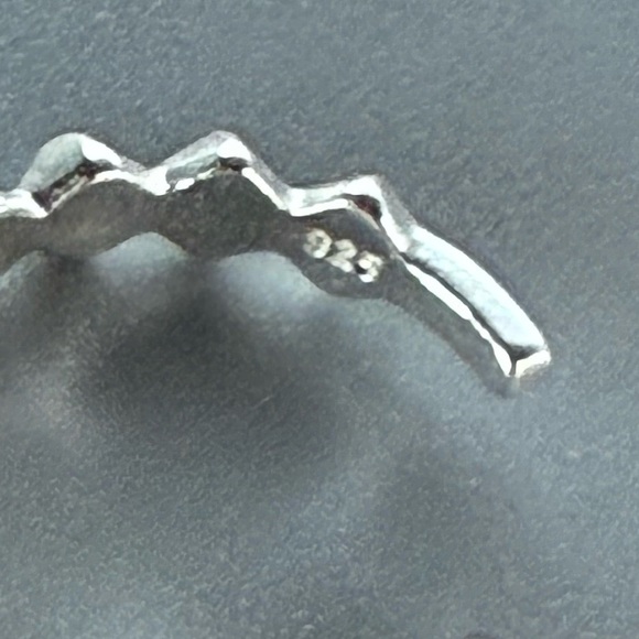Sterling Silver Spike Ear Cuff - Picture 3 of 8